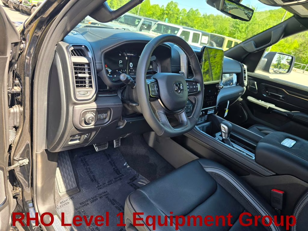 2026 Diamond Black Crystal Pearlcoat Ram 1500 RHO 4X4 Truck