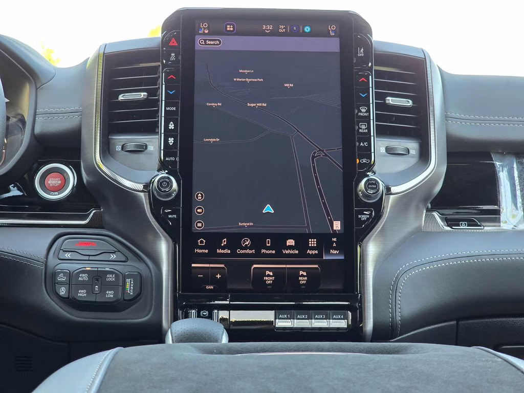 2026 Diamond Black Crystal Pearlcoat Ram 1500 RHO 4X4 Truck