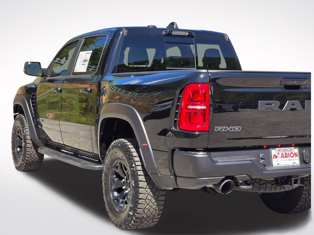 2026 Diamond Black Crystal Pearlcoat Ram 1500 RHO 4X4 Truck