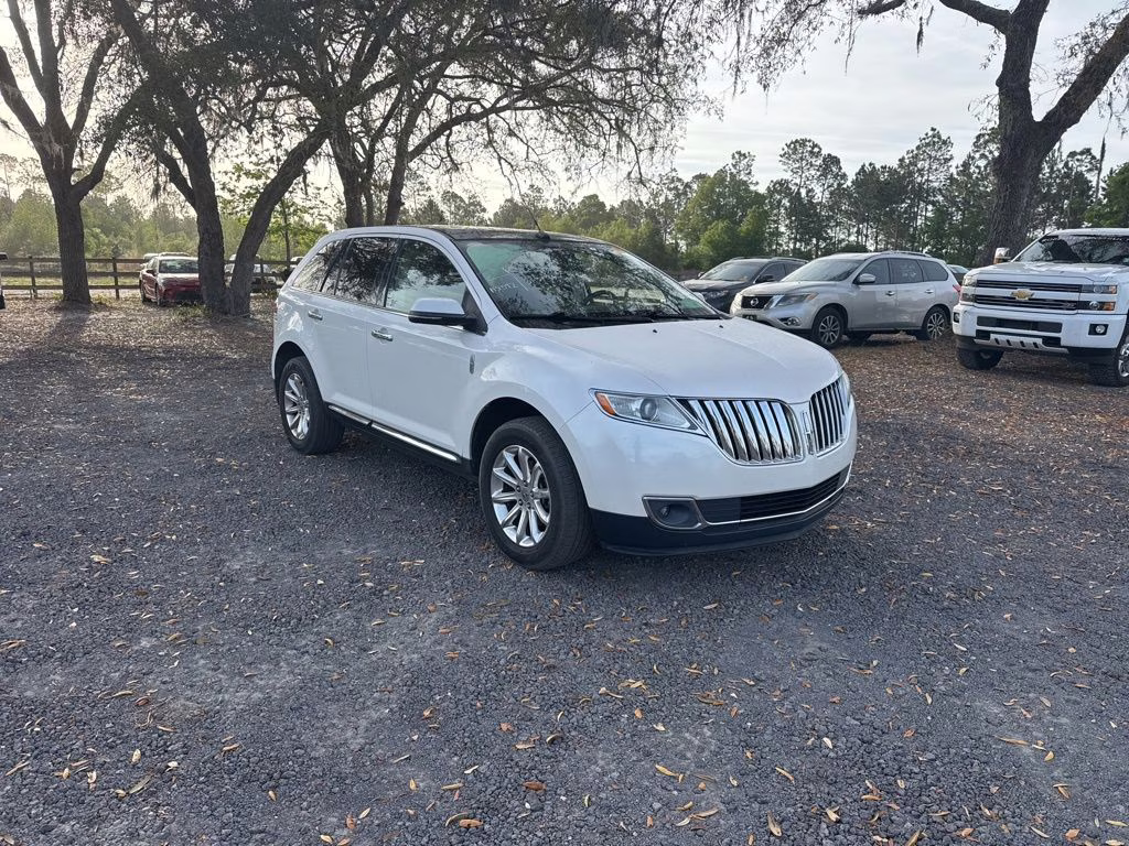 2015 White Platinum Clearcoat Metallic Lincoln MKX Base FWD SUV