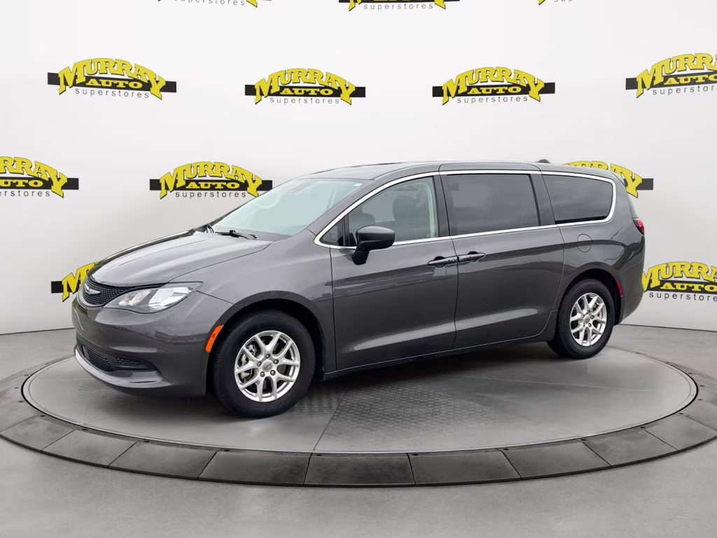 2023 Granite Crystal Metallic Clearcoat Chrysler Voyager LX FWD Van