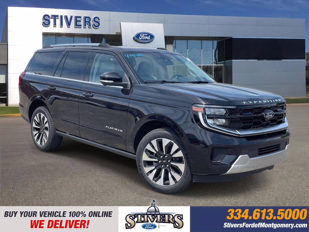2026 Agate Black Metallic Ford Expedition Platinum 4X4 SUV