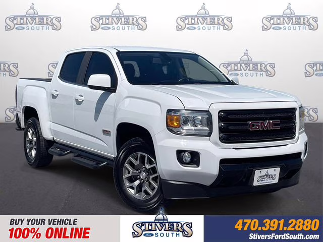 2019 Summit White GMC Canyon All Terrain 4X4 Truck