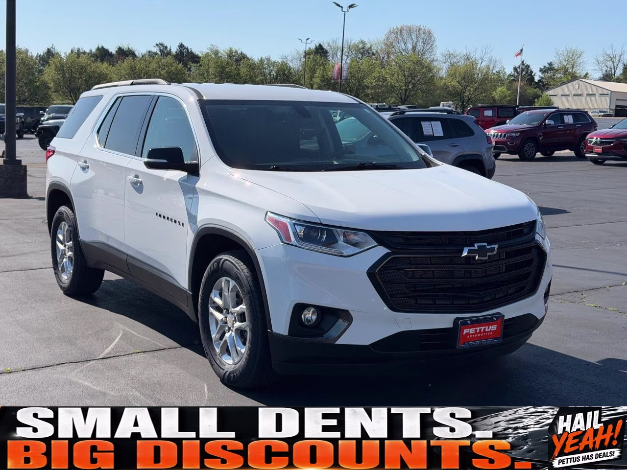 2021 Summit White Chevrolet Traverse LT 1LT AWD SUV