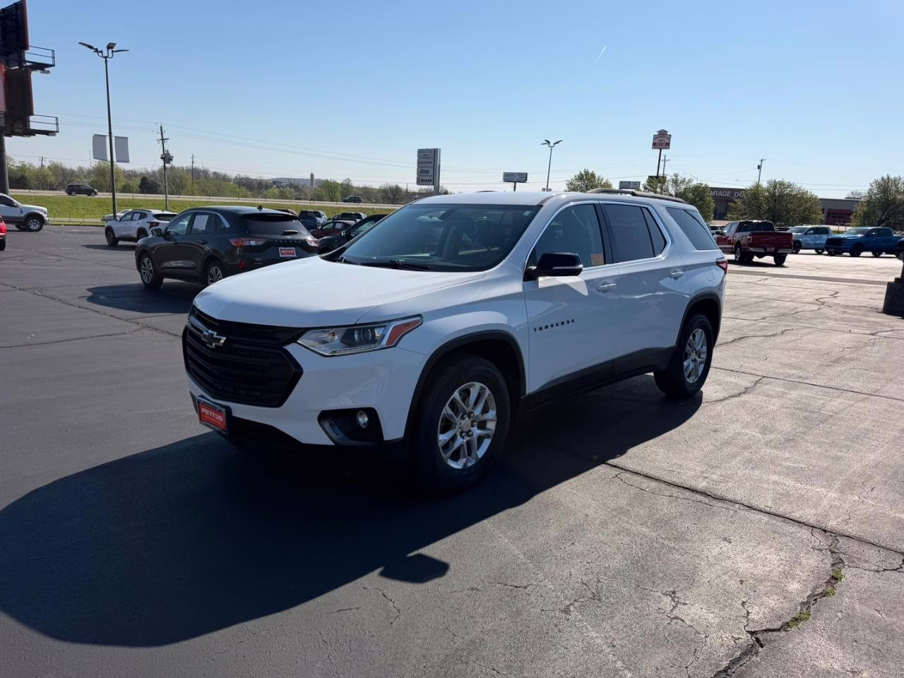 2021 Summit White Chevrolet Traverse LT 1LT AWD SUV