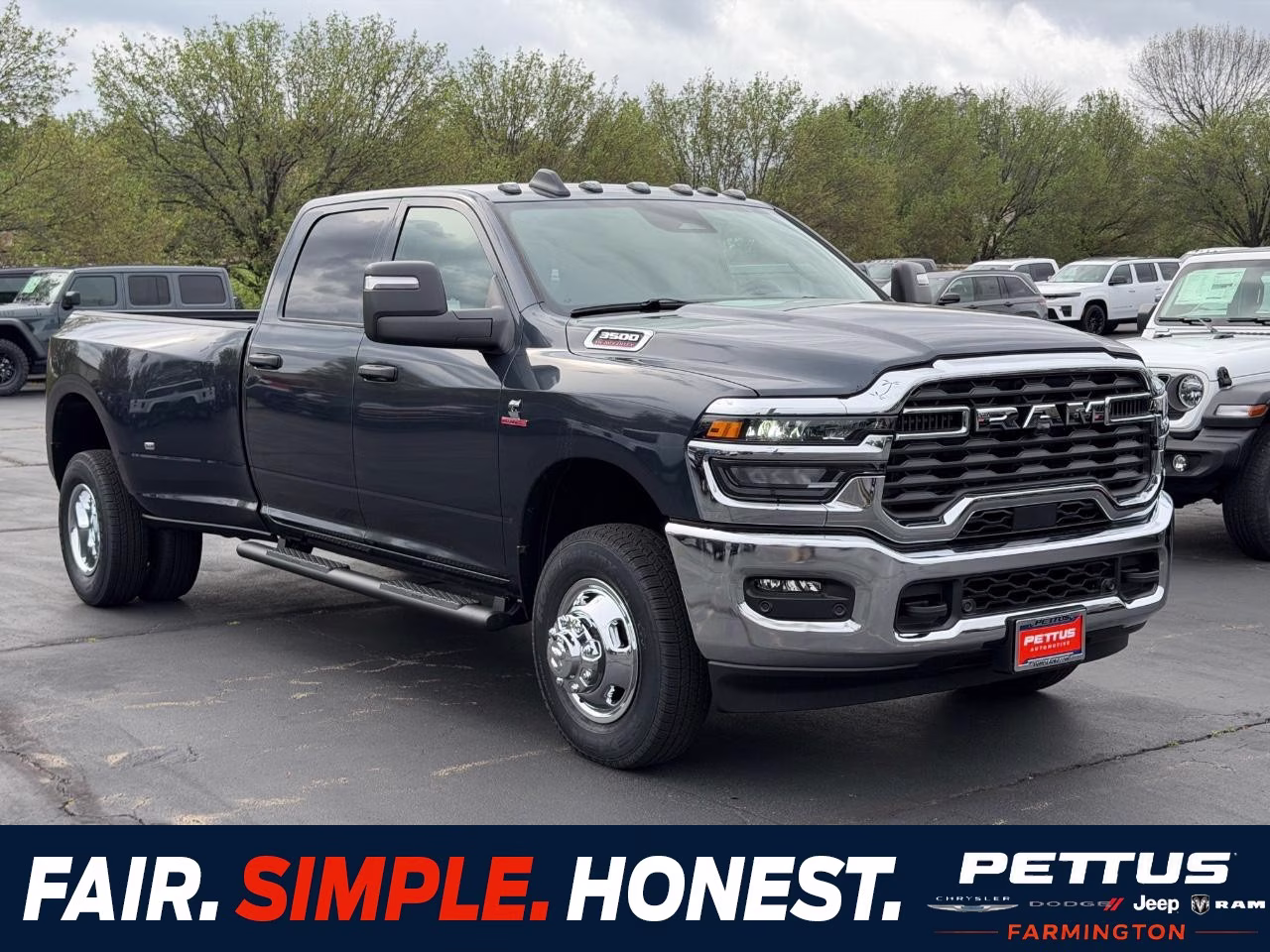 2026 Forged Blue Metallic Ram 3500 Tradesman 4X4 Truck