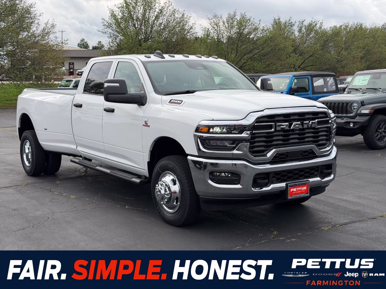 2026 Bright White Clearcoat Ram 3500 Tradesman 4X4 Truck
