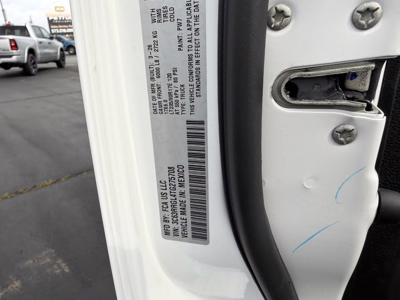 2026 Bright White Clearcoat Ram 3500 Tradesman 4X4 Truck