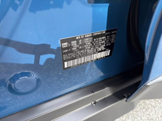 2023 Geyser Blue Subaru Outback Wilderness AWD SUV