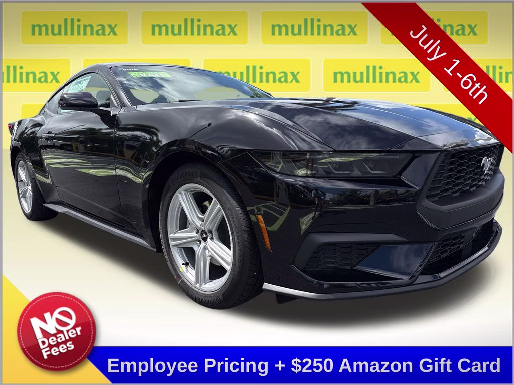 2026 Shadow Black Ford Mustang EcoBoost RWD Coupe