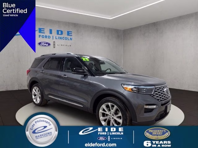 2023 Carbonized Gray Metallic Ford Explorer Platinum 4X4 SUV