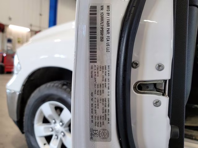 2023 Bright White Clearcoat Ram 1500 SLT 4X4 Truck