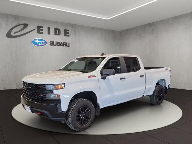 2020 Summit White Chevrolet Silverado 1500 Custom Trail Boss 4X4 Truck