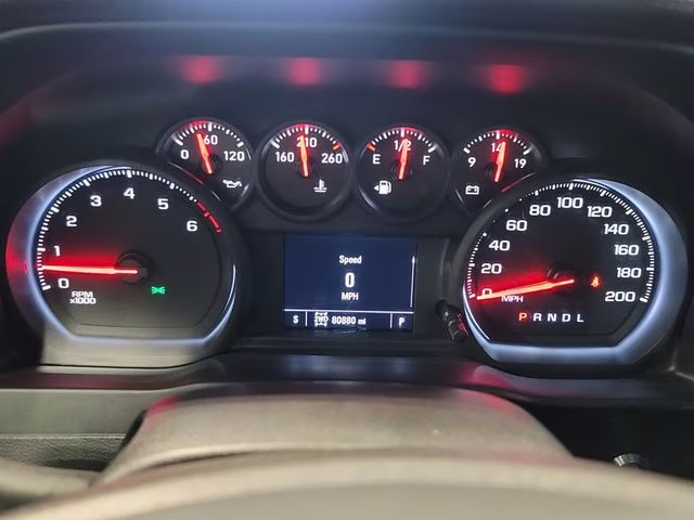 2020 Summit White Chevrolet Silverado 1500 Custom Trail Boss 4X4 Truck