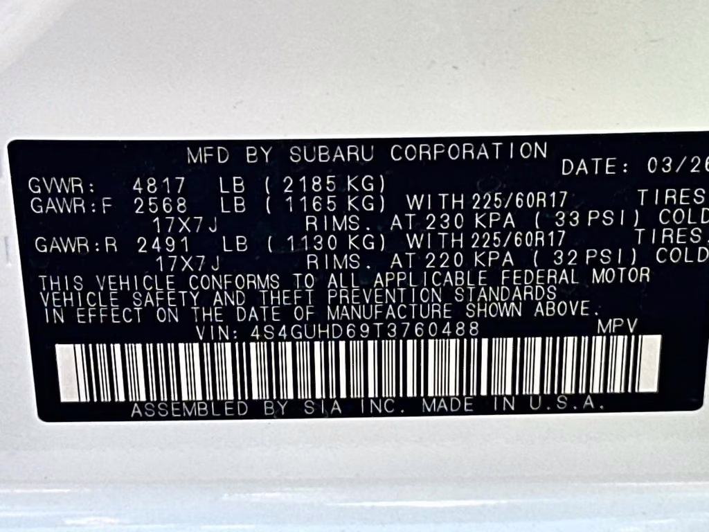 2026 Crystal White Pearl Subaru Crosstrek Premium AWD SUV