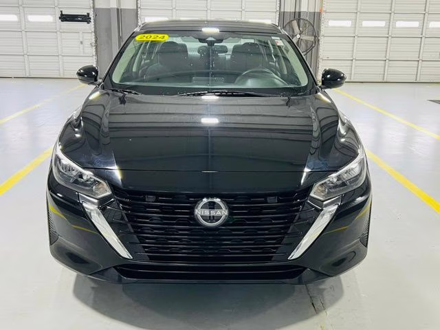 2024 Super Black Nissan Sentra S FWD Sedan
