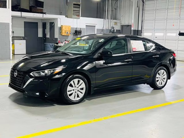 2024 Super Black Nissan Sentra S FWD Sedan