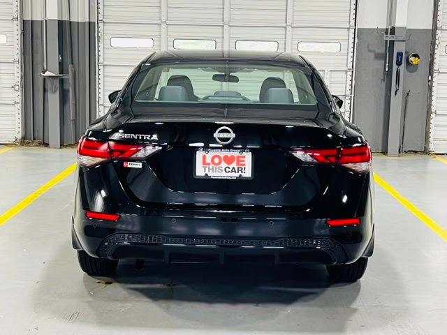 2024 Super Black Nissan Sentra S FWD Sedan