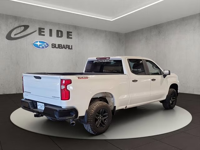 2020 Summit White Chevrolet Silverado 1500 Custom Trail Boss 4X4 Truck