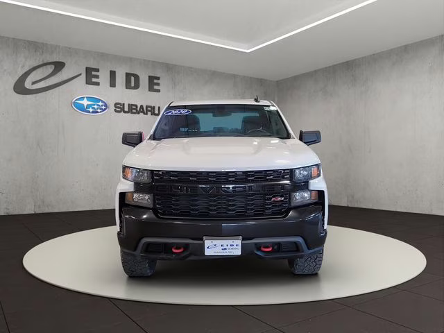 2020 Summit White Chevrolet Silverado 1500 Custom Trail Boss 4X4 Truck