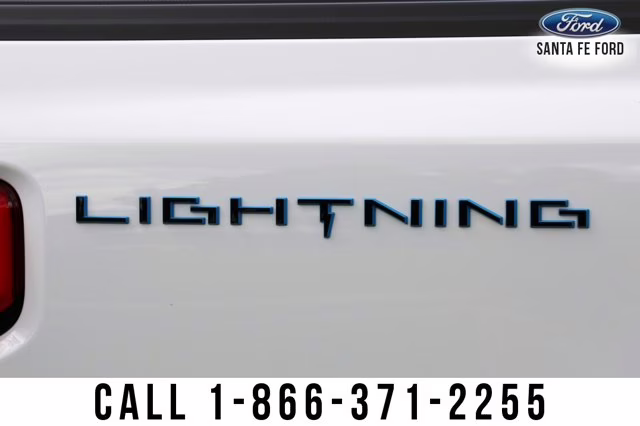 2025 White Ford F-150 Lightning XLT AWD Truck