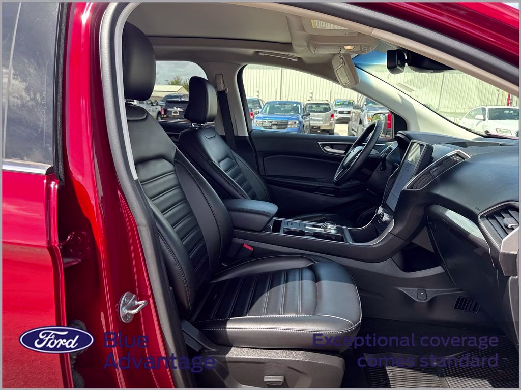 2023 Rapid Red Metallic Tinted Clearcoat Ford Edge SEL AWD SUV
