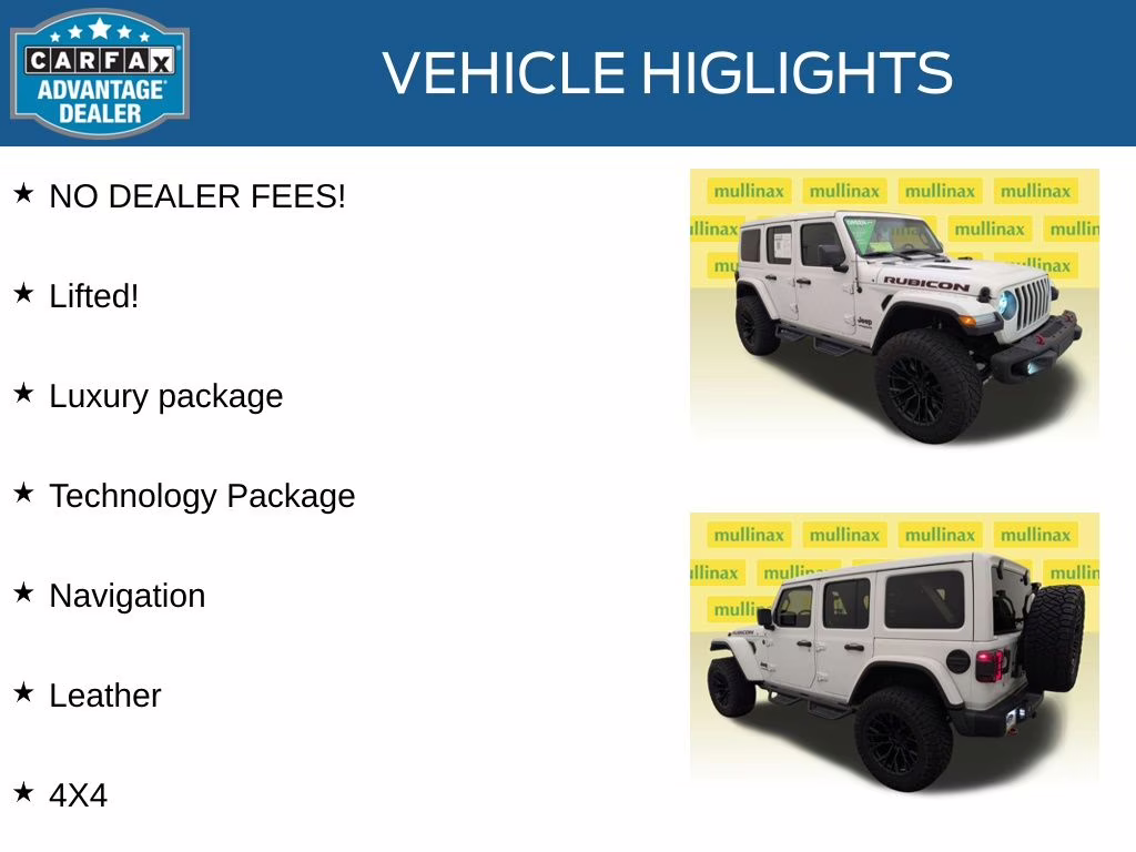 2020 Bright White Clearcoat Jeep Wrangler Unlimited Rubicon 4X4 SUV