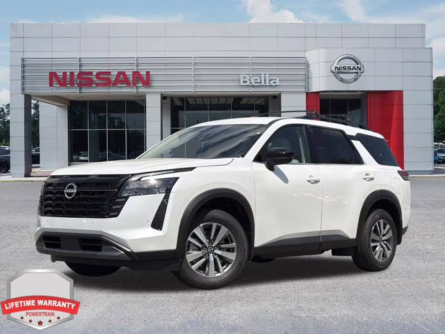 2026 Everest White Pearl Tricoat Nissan Pathfinder SL FWD SUV