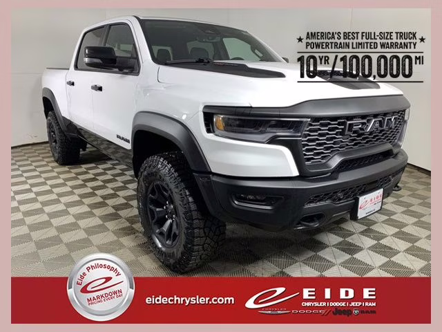 2026 Bright White Clearcoat Ram 1500 RHO 4X4 Truck