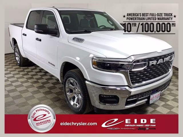 2026 Bright White Clearcoat Ram 1500 Big Horn 4X4 Truck