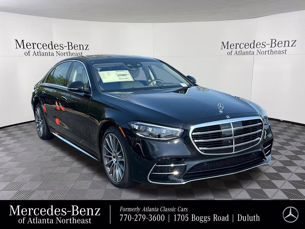 2026 Black Mercedes-Benz S-Class S 500 AWD Sedan