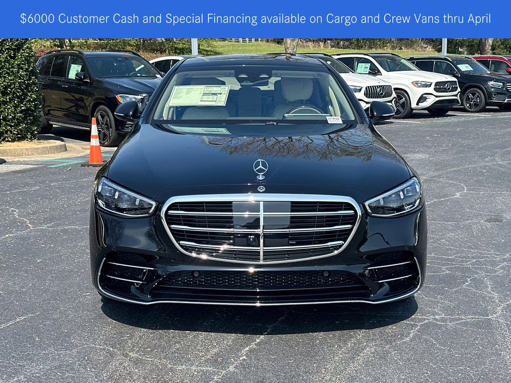 2026 Black Mercedes-Benz S-Class S 500 AWD Sedan