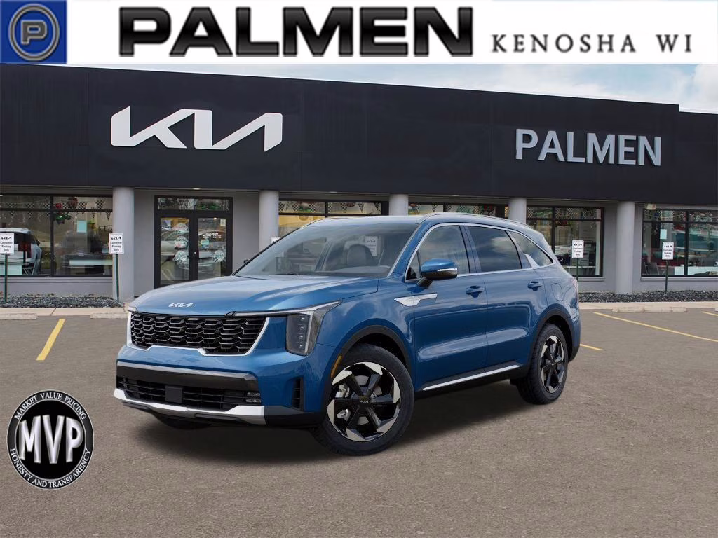 2026 Mineral Blue Kia Sorento Hybrid EX AWD SUV