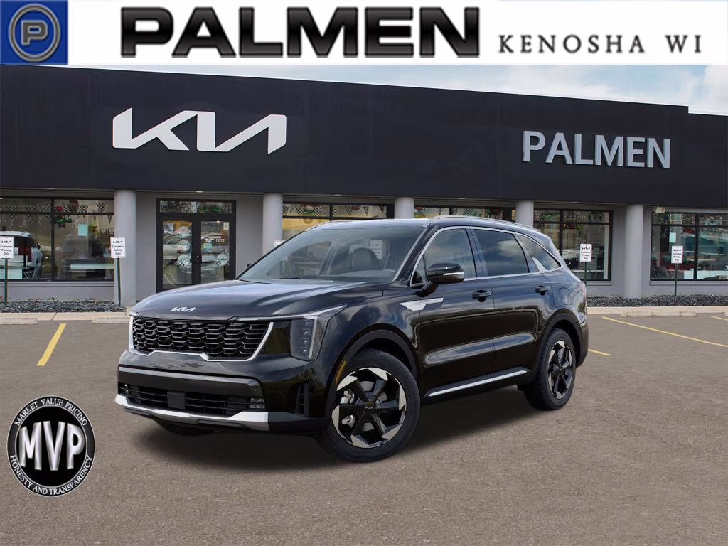 2026 Aurora Black Pearl Kia Sorento Hybrid EX AWD SUV