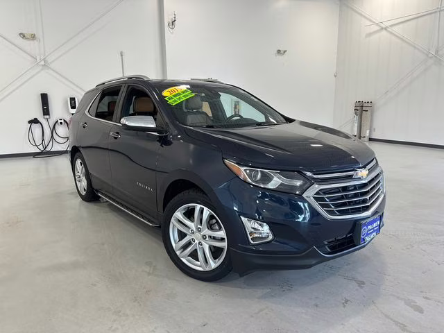 2019 Storm Blue Metallic Chevrolet Equinox Premier AWD SUV