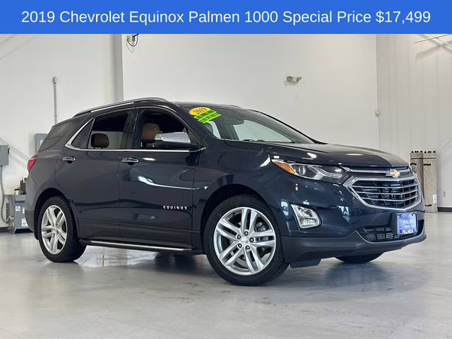 2019 Storm Blue Metallic Chevrolet Equinox Premier AWD SUV