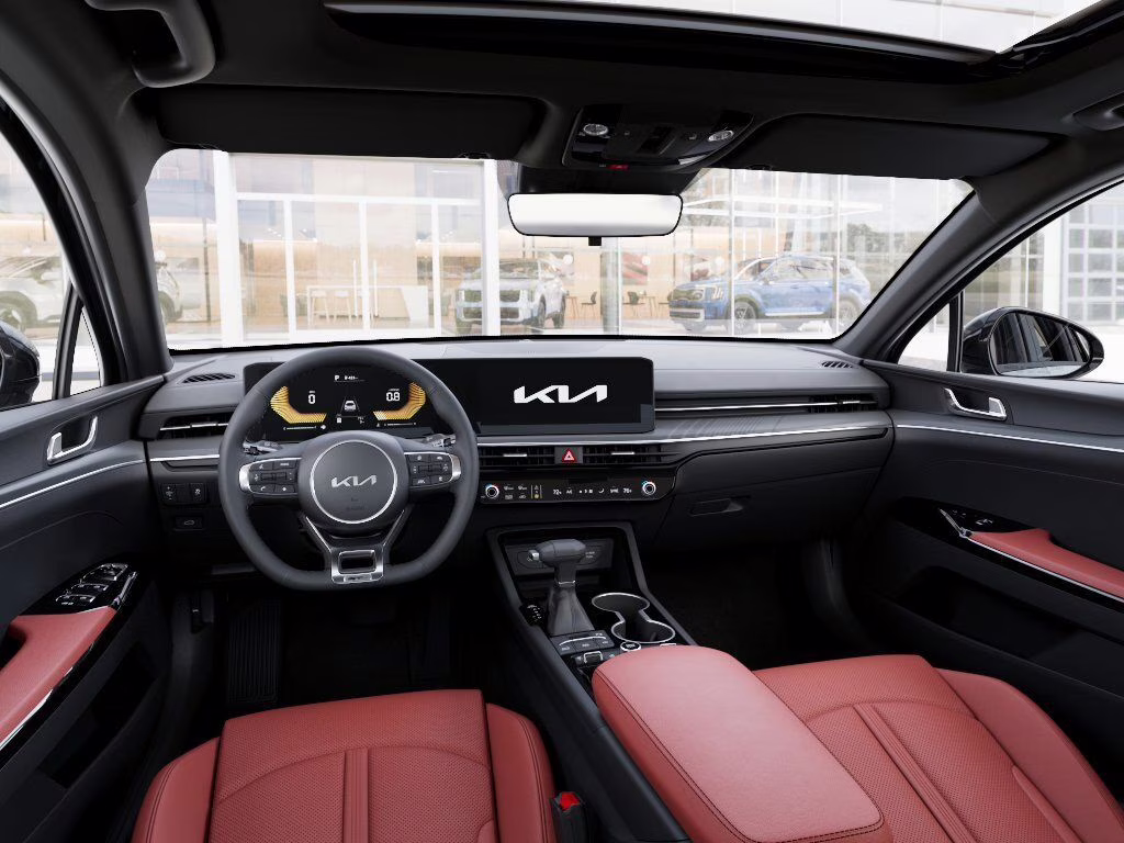2026 Aurora Black Pearl Kia K5 GT-Line AWD Sedan