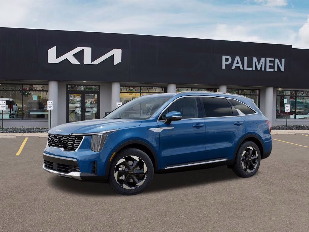 2026 Mineral Blue Kia Sorento Hybrid EX AWD SUV