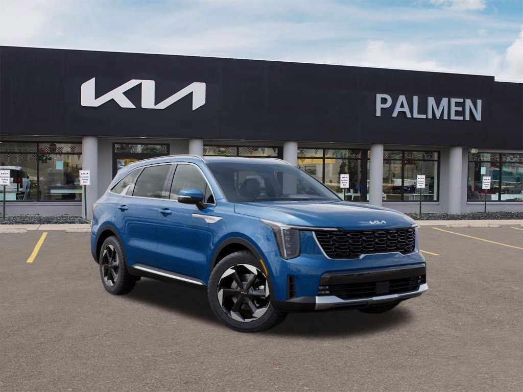 2026 Mineral Blue Kia Sorento Hybrid EX AWD SUV