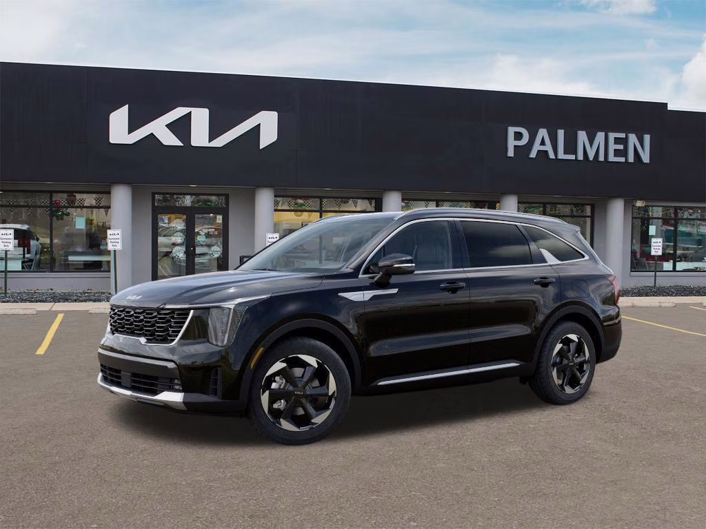 2026 Aurora Black Pearl Kia Sorento Hybrid EX AWD SUV