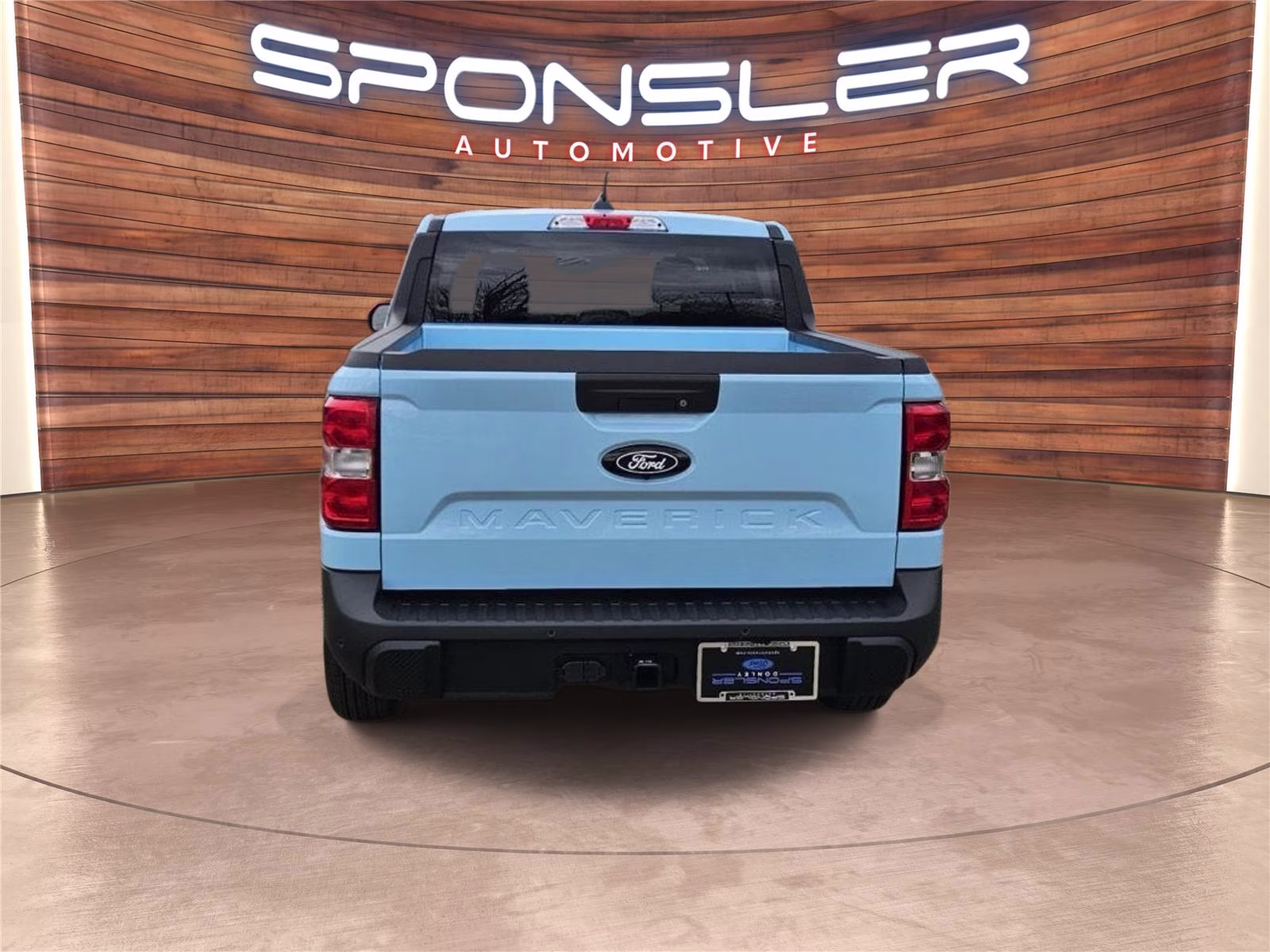 2026 Light Blue Ford Maverick XLT AWD Truck