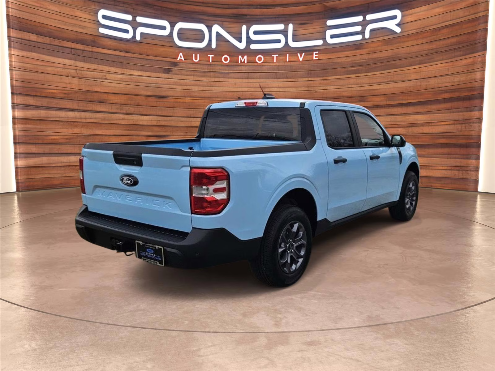 2026 Light Blue Ford Maverick XLT AWD Truck