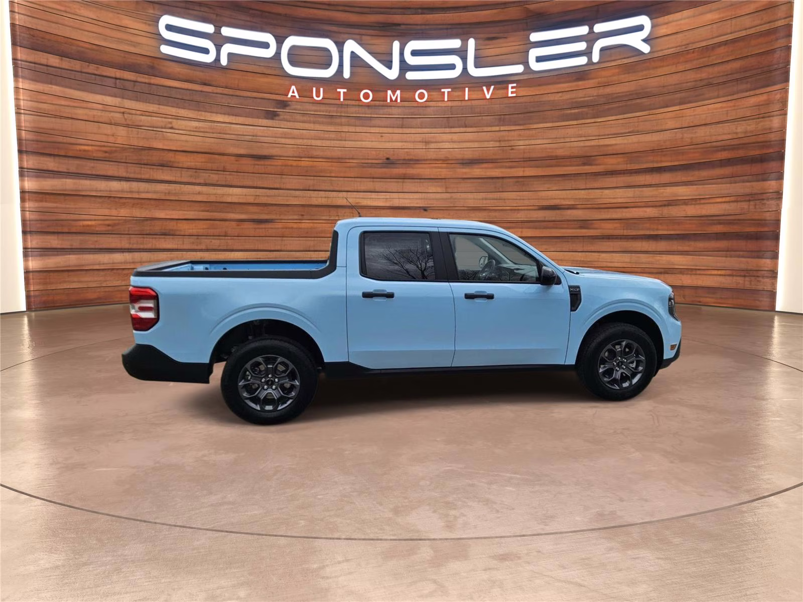 2026 Light Blue Ford Maverick XLT AWD Truck
