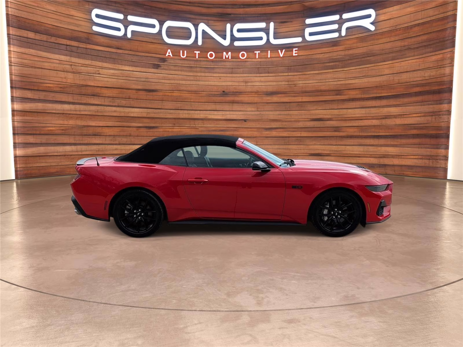 2025 Race Red Ford Mustang GT Premium RWD Convertible