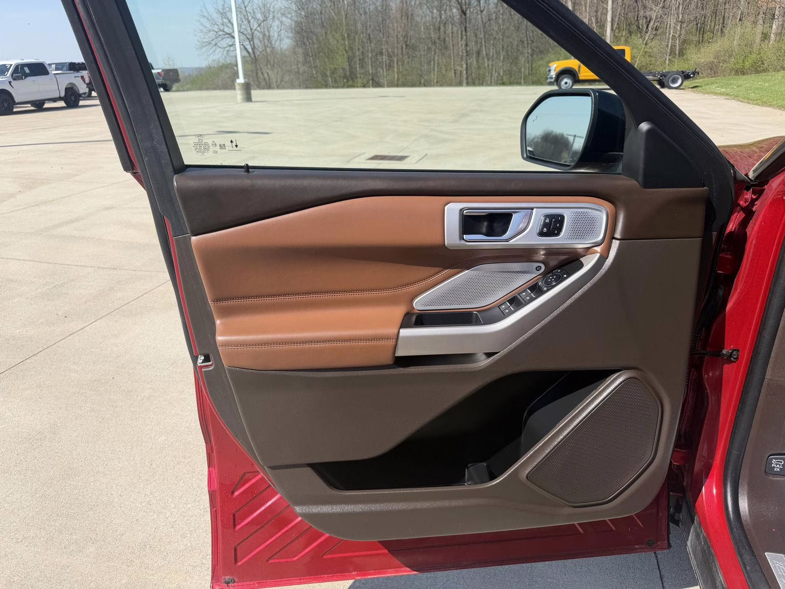 2023 Rapid Red Metallic Tinted Clearcoat Ford Explorer King Ranch 4X4 SUV