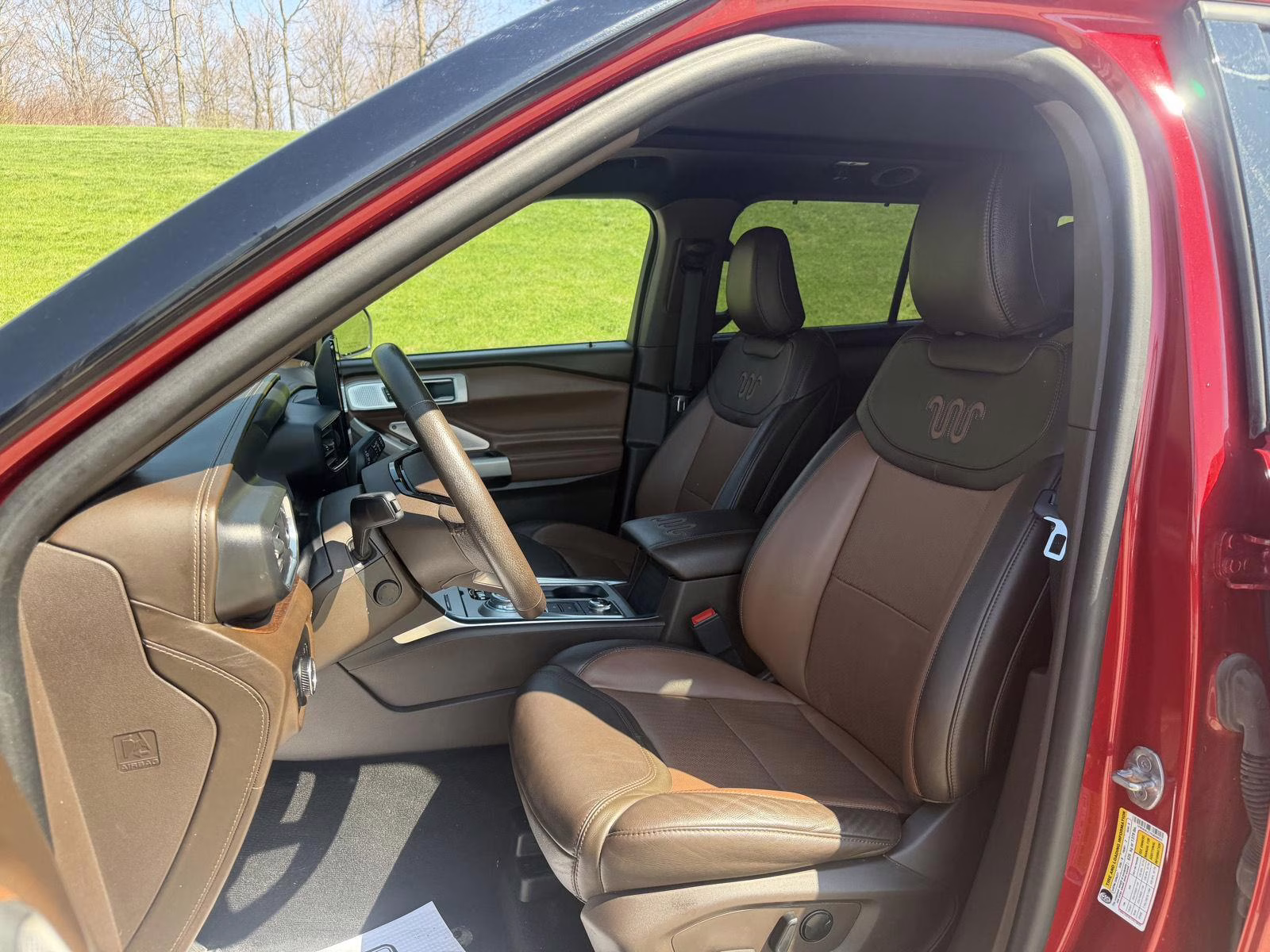 2023 Rapid Red Metallic Tinted Clearcoat Ford Explorer King Ranch 4X4 SUV