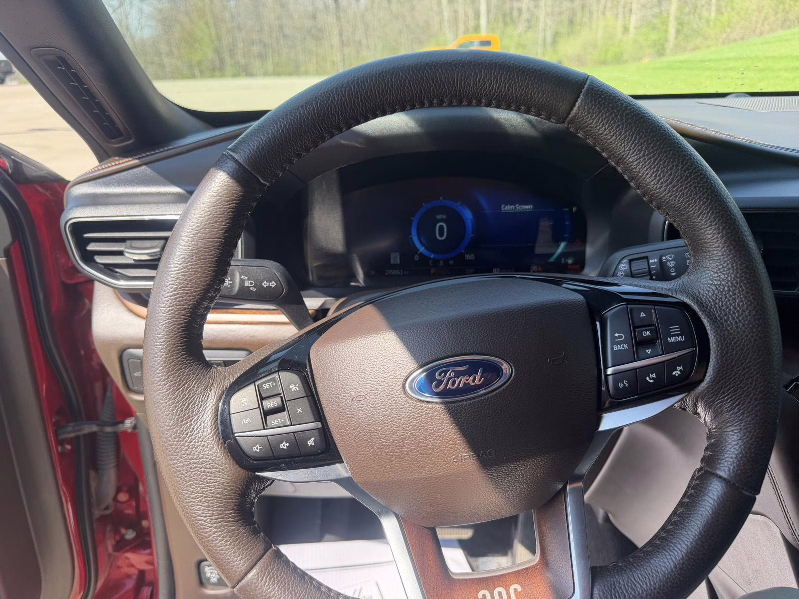 2023 Rapid Red Metallic Tinted Clearcoat Ford Explorer King Ranch 4X4 SUV