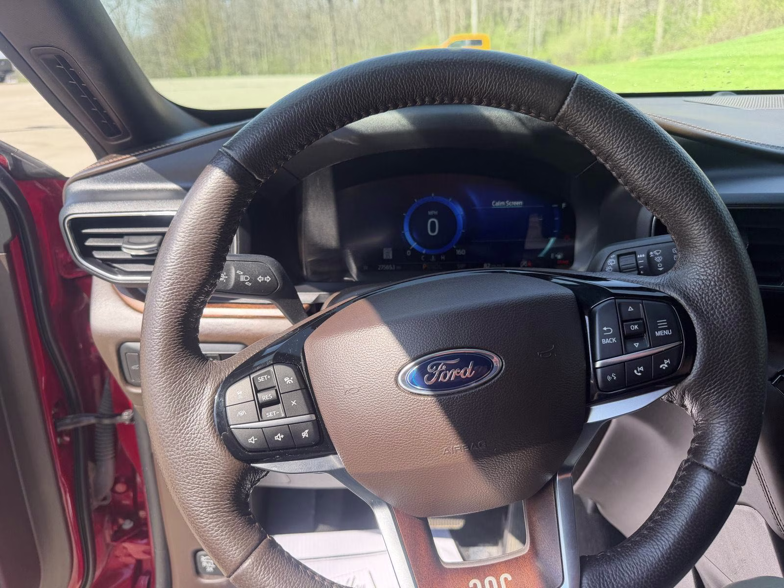 2023 Rapid Red Metallic Tinted Clearcoat Ford Explorer King Ranch 4X4 SUV