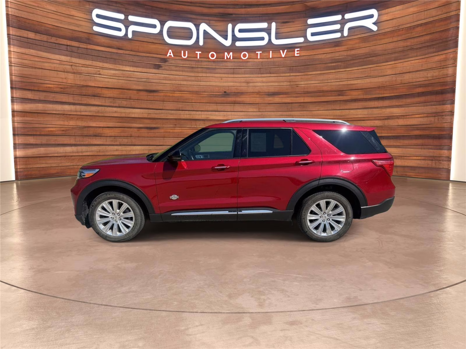 2023 Rapid Red Metallic Tinted Clearcoat Ford Explorer King Ranch 4X4 SUV