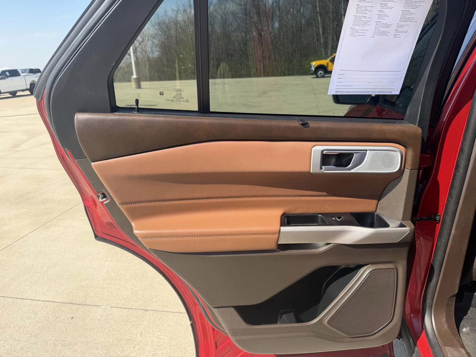 2023 Rapid Red Metallic Tinted Clearcoat Ford Explorer King Ranch 4X4 SUV